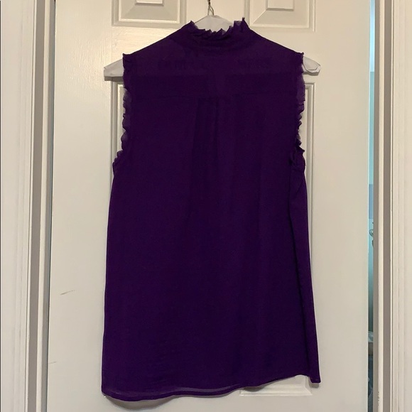 J.Crew Royal Purple Button Down Tank - Picture 5 of 5